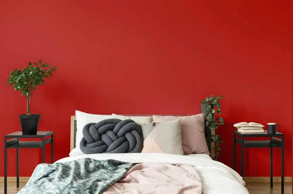 NCS S 2070-Y90R scandinavian bedroom