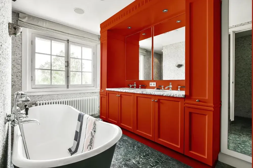 NCS S 2075-Y70R victorian bathroom paint