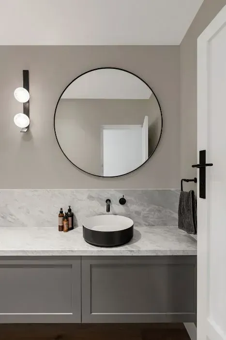 NCS S 2502-Y50R minimalist bathroom