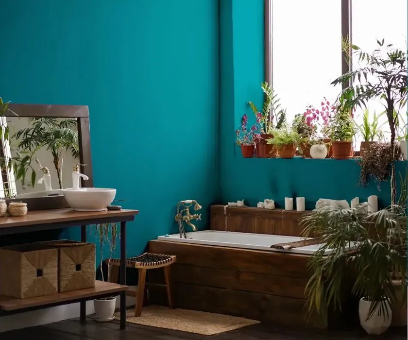 NCS S 2555-B30G boho bathroom