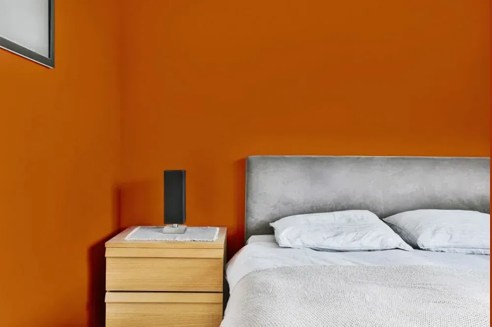 NCS S 2570-Y50R minimalist bedroom