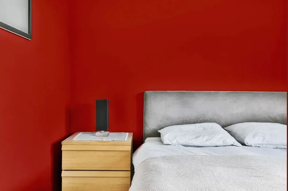 NCS S 2570-Y80R minimalist bedroom