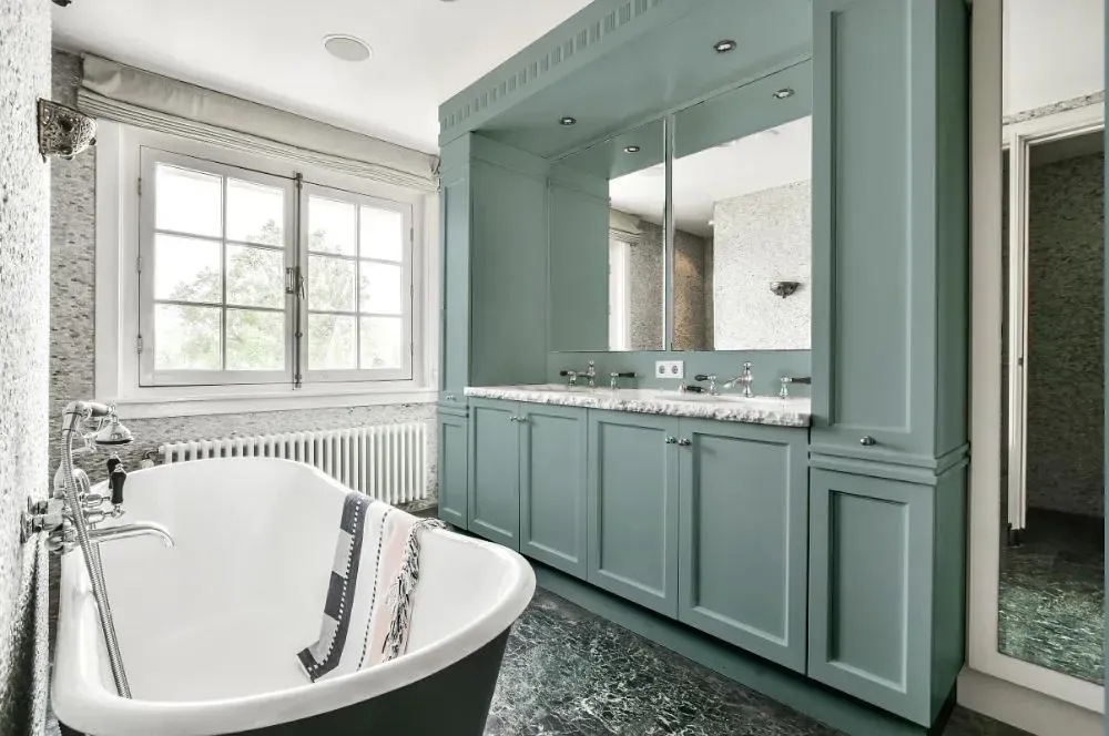 NCS S 3010-B50G victorian bathroom paint