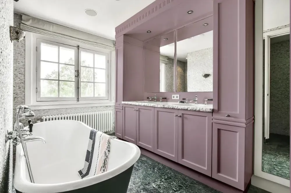 NCS S 3010-R30B victorian bathroom paint