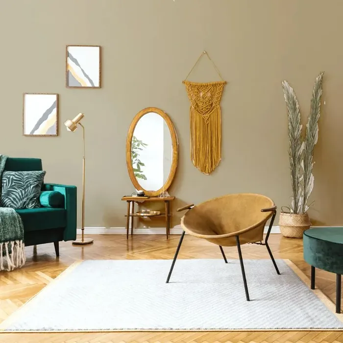 NCS S 3010-Y scandinavian living room interior