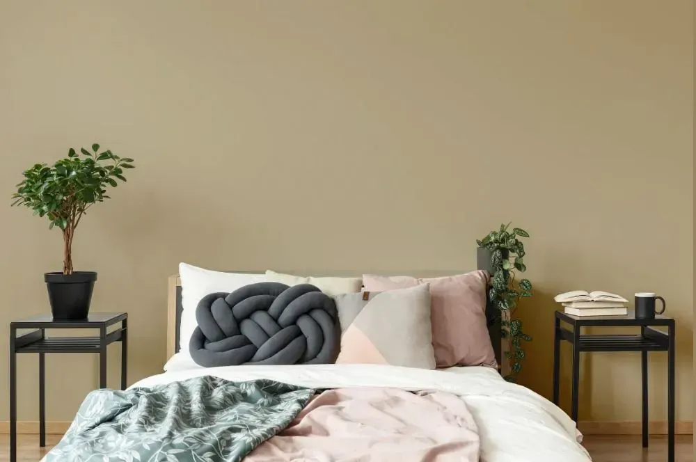 NCS S 3010-Y10R scandinavian bedroom