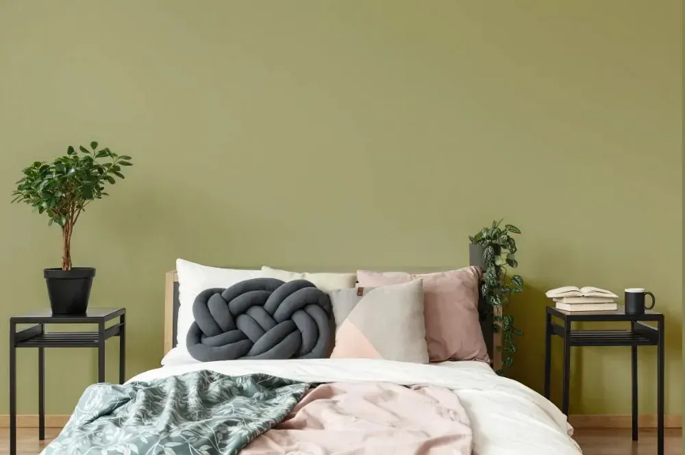 NCS S 3020-G70Y scandinavian bedroom