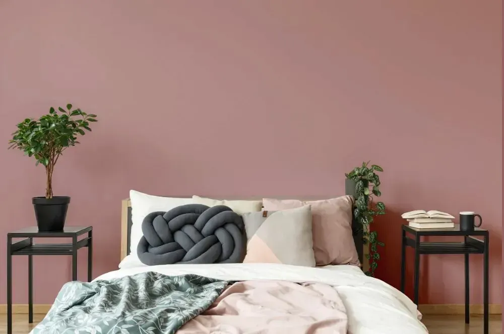 NCS S 3020-R scandinavian bedroom