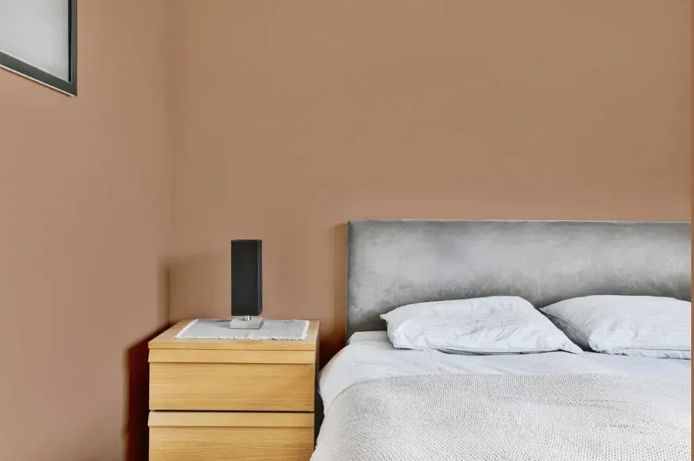 NCS S 3020-Y40R minimalist bedroom