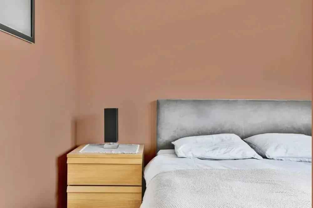 NCS S 3020-Y50R minimalist bedroom