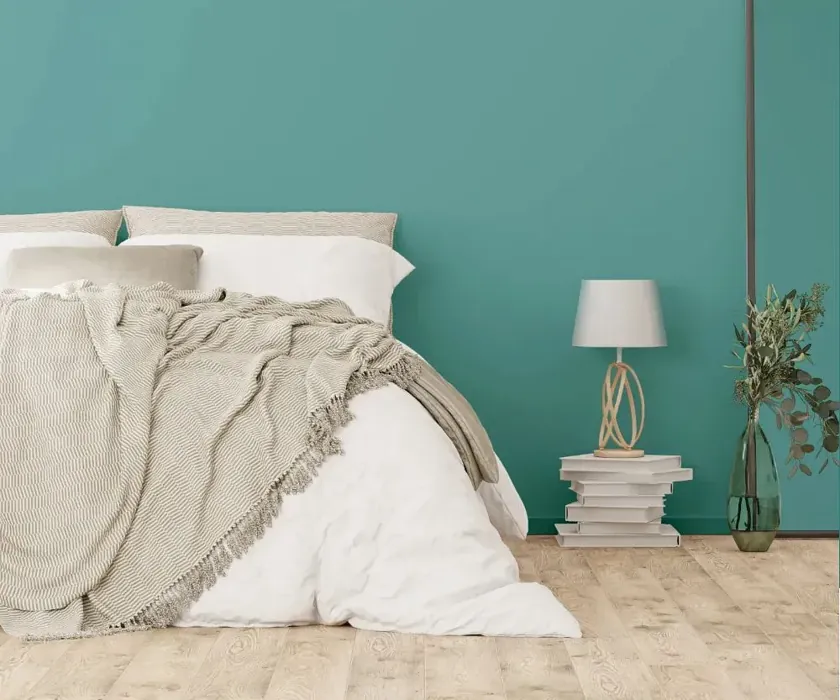NCS S 3030-B50G cozy bedroom wall color