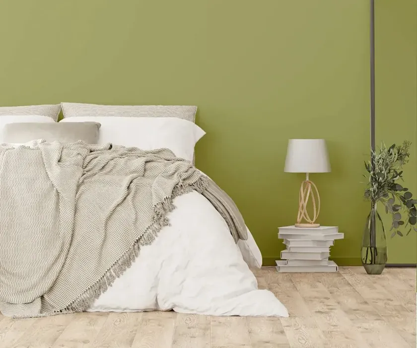 NCS S 3030-G60Y cozy bedroom wall color