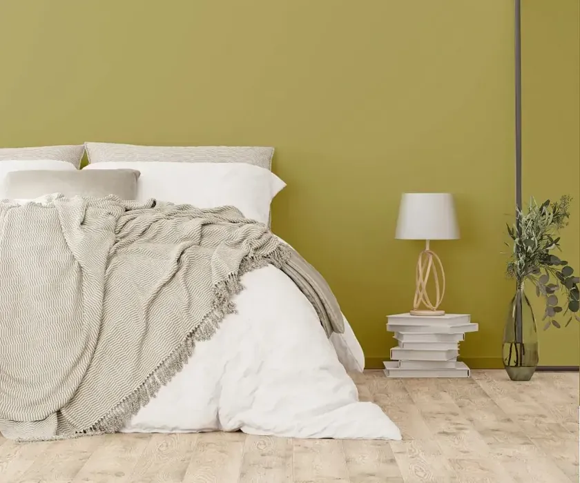NCS S 3030-G80Y cozy bedroom wall color