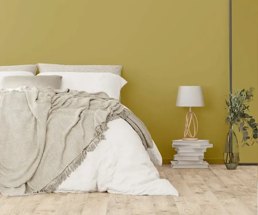 NCS S 3030-G90Y cozy bedroom wall color