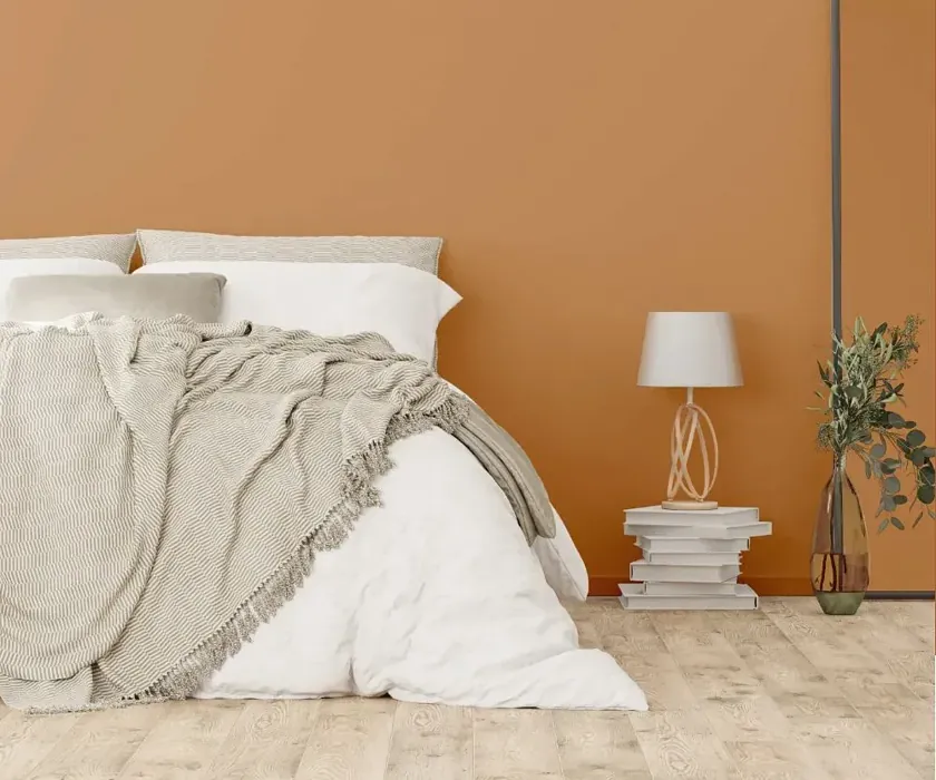 NCS S 3030-Y40R cozy bedroom wall color