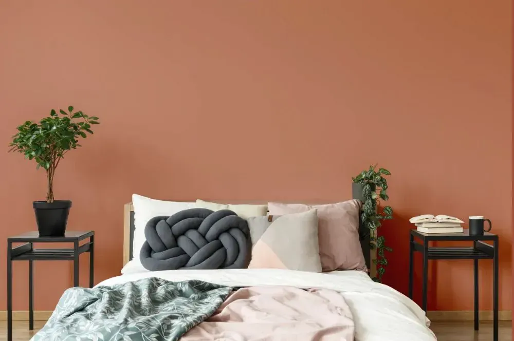 NCS S 3030-Y70R scandinavian bedroom