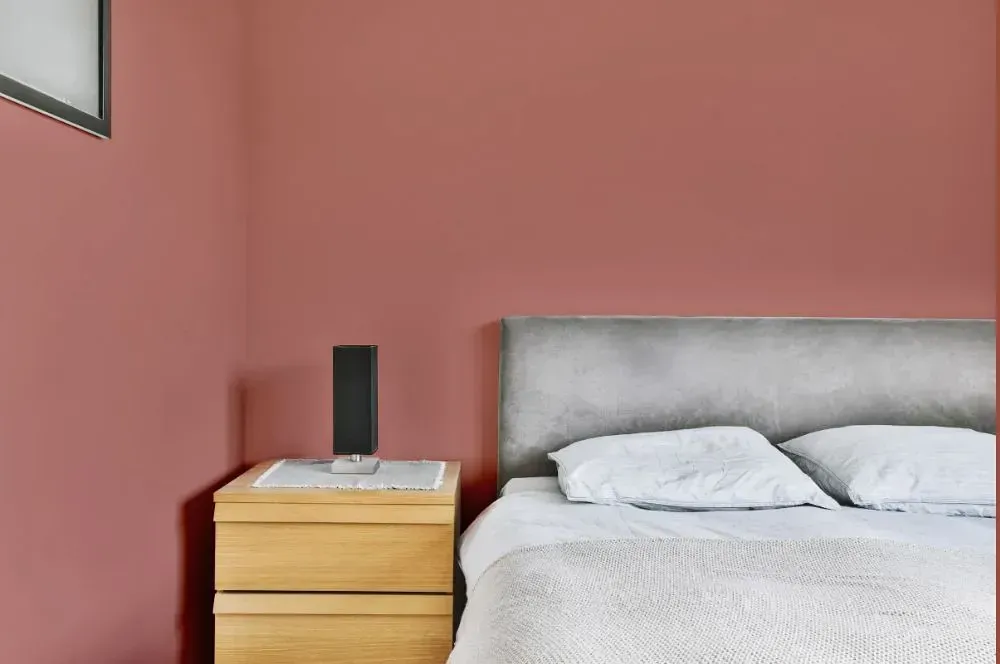 NCS S 3030-Y80R minimalist bedroom