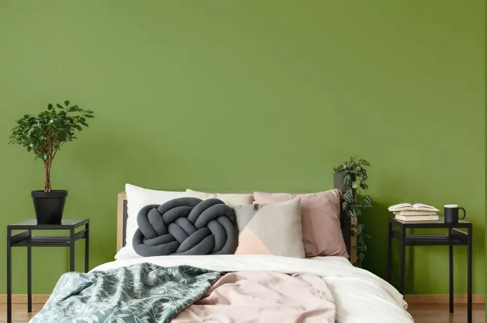 NCS S 3040-G40Y scandinavian bedroom