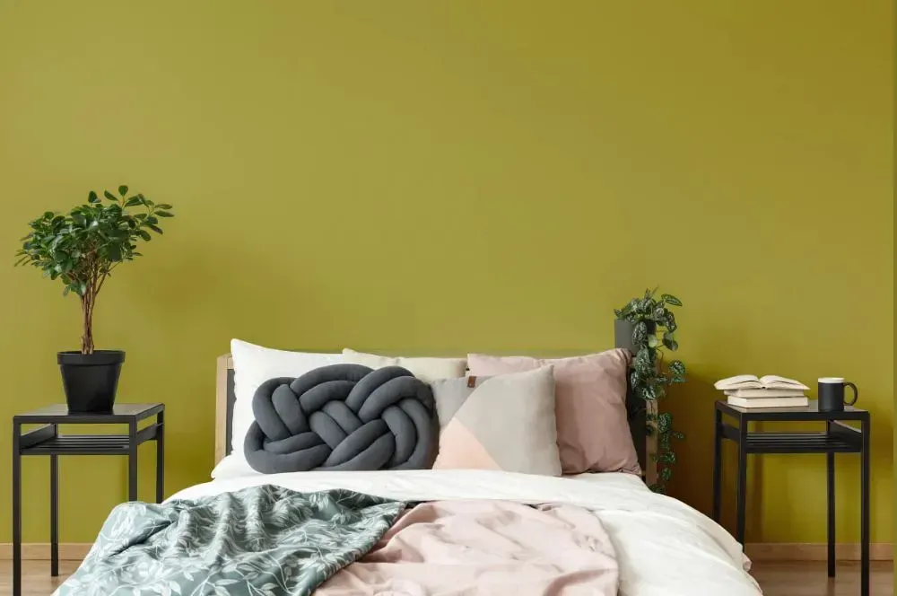 NCS S 3040-G80Y scandinavian bedroom