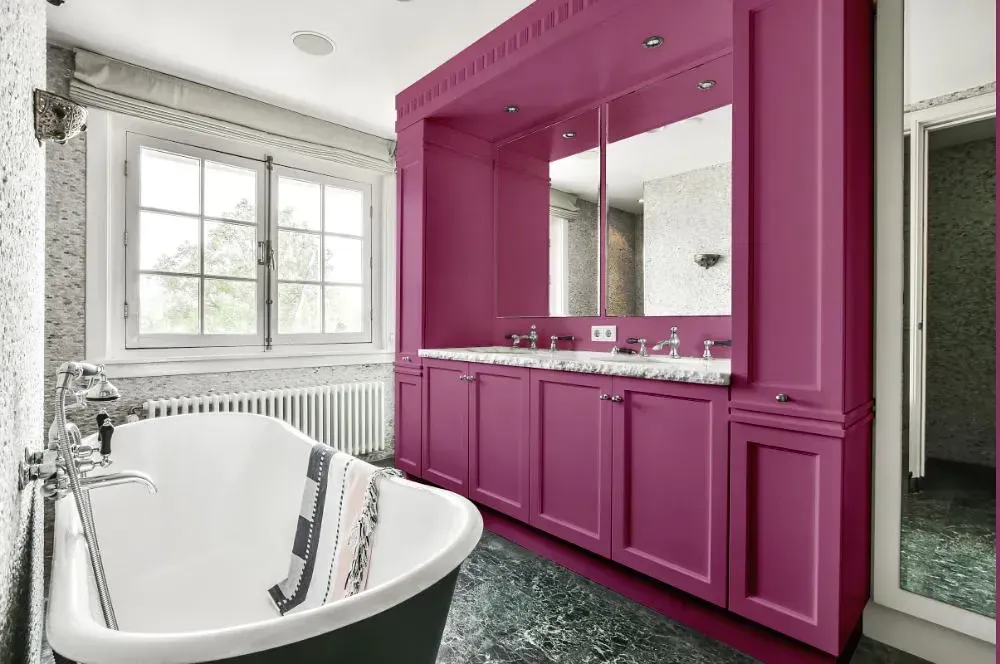 NCS S 3040-R30B victorian bathroom paint