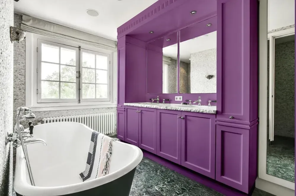 NCS S 3040-R50B victorian bathroom paint