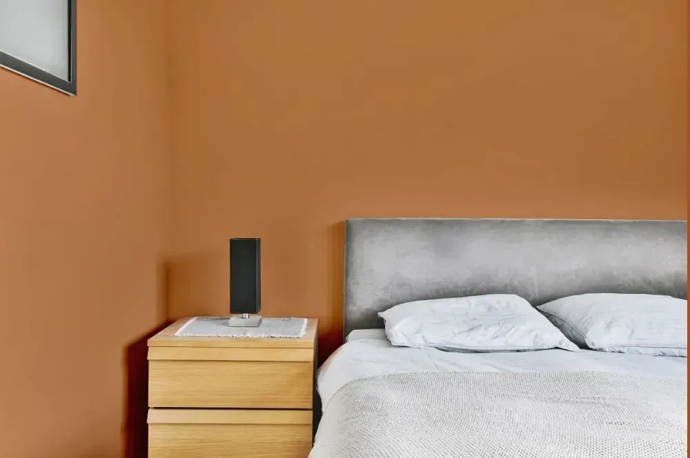 NCS S 3040-Y40R minimalist bedroom