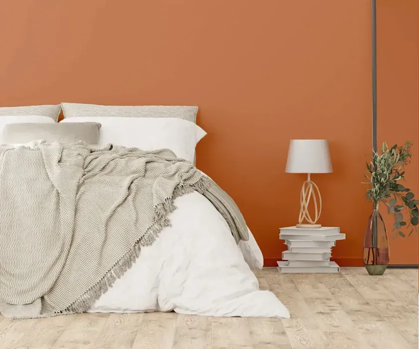 NCS S 3040-Y50R cozy bedroom wall color
