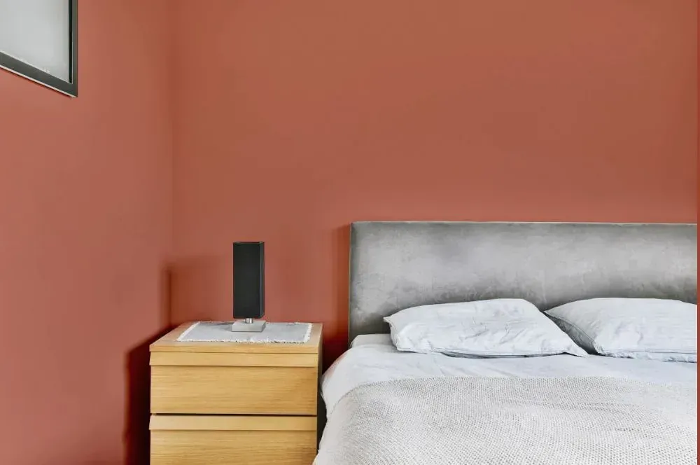 NCS S 3040-Y70R minimalist bedroom