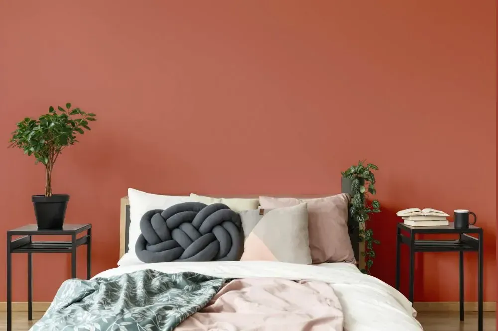 NCS S 3040-Y80R scandinavian bedroom