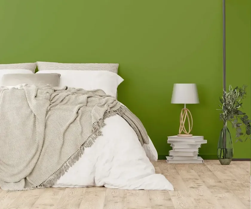 NCS S 3050-G40Y cozy bedroom wall color