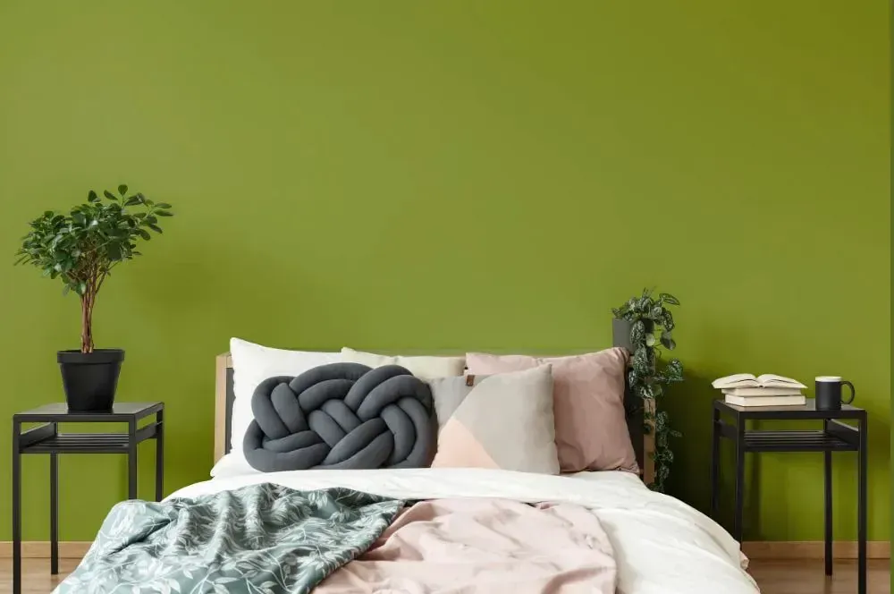 NCS S 3050-G50Y scandinavian bedroom