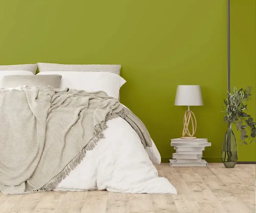 NCS S 3050-G60Y cozy bedroom wall color