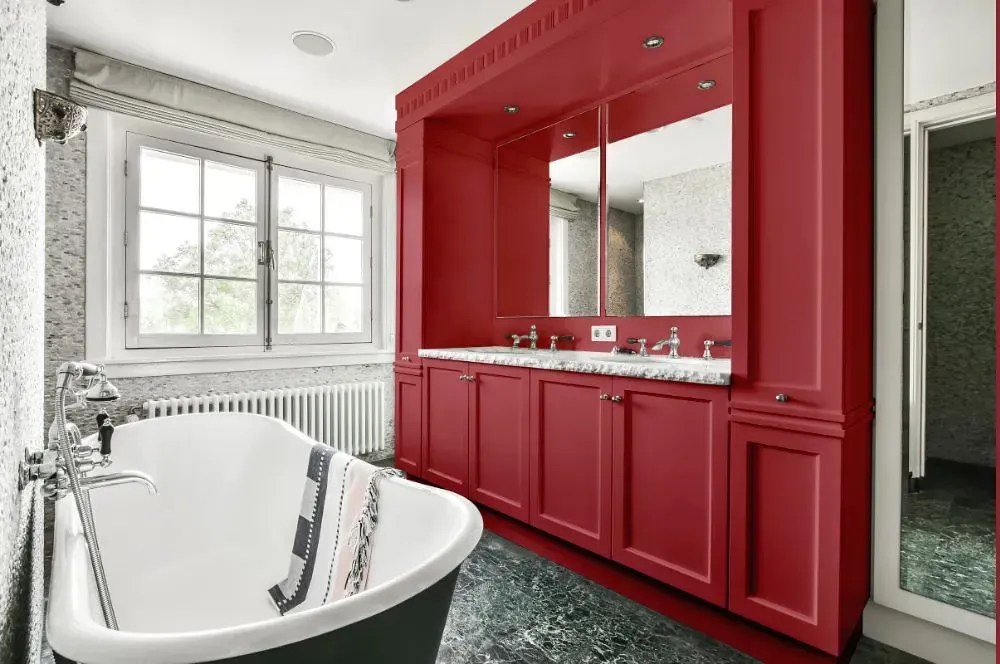 NCS S 3050-R victorian bathroom paint