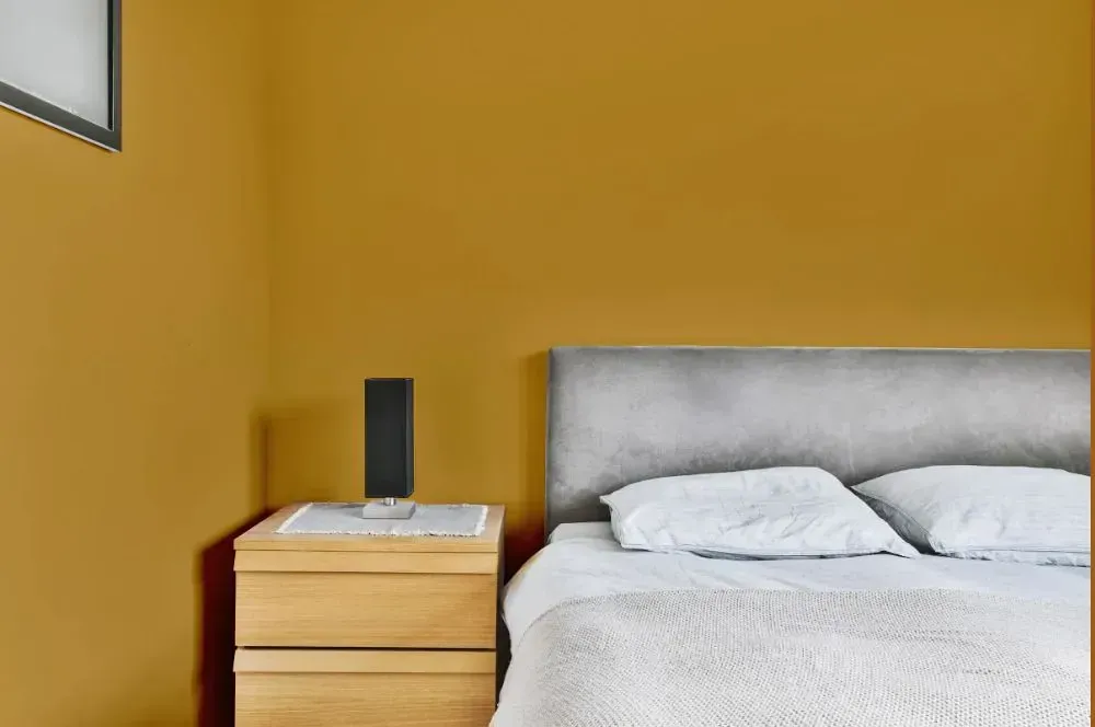 NCS S 3050-Y10R minimalist bedroom