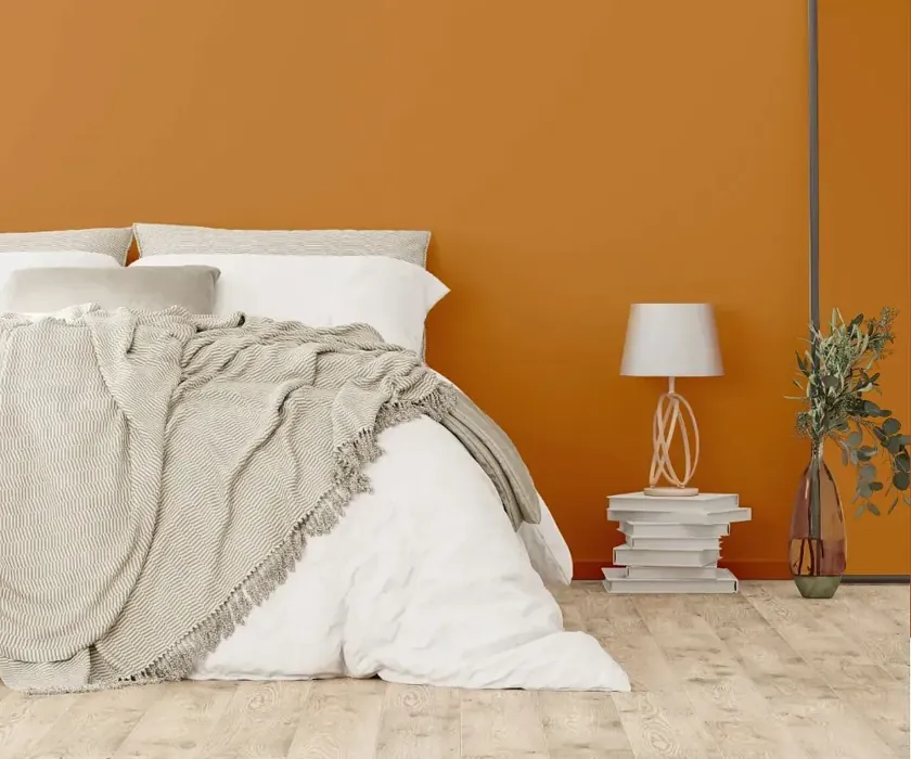 NCS S 3050-Y30R cozy bedroom wall color