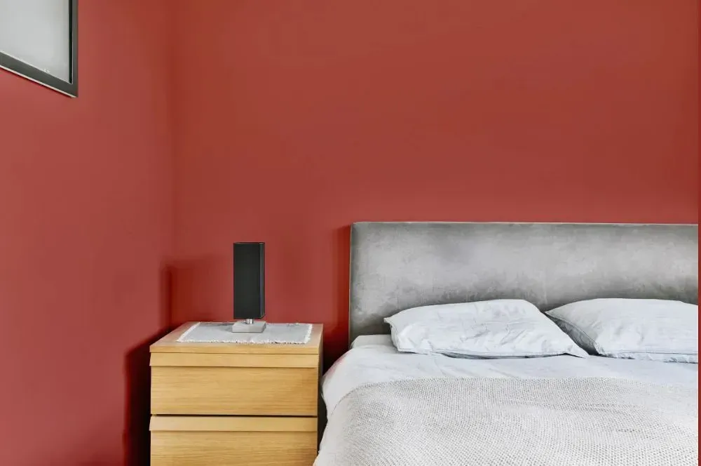 NCS S 3050-Y80R minimalist bedroom