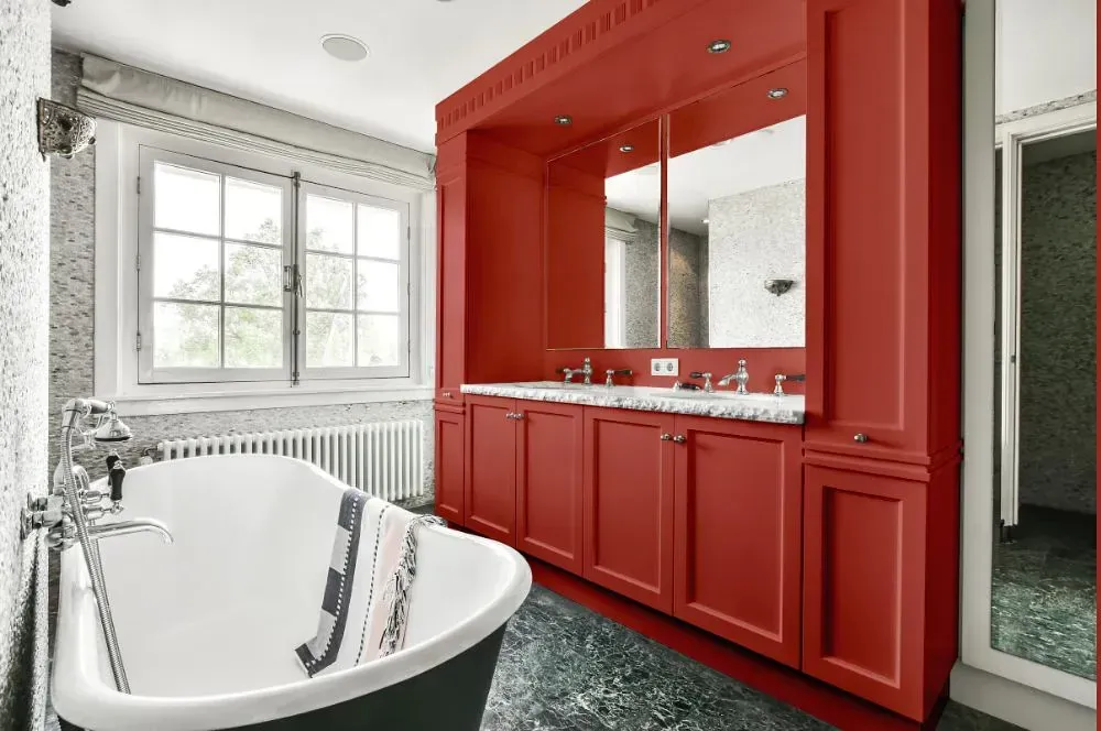 NCS S 3050-Y90R victorian bathroom paint