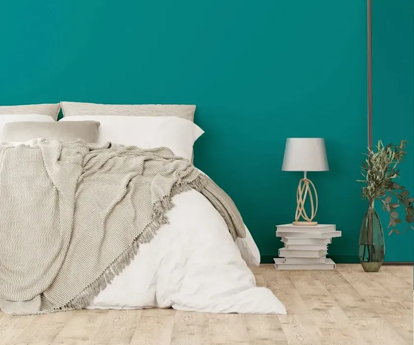 NCS S 3055-B50G cozy bedroom wall color