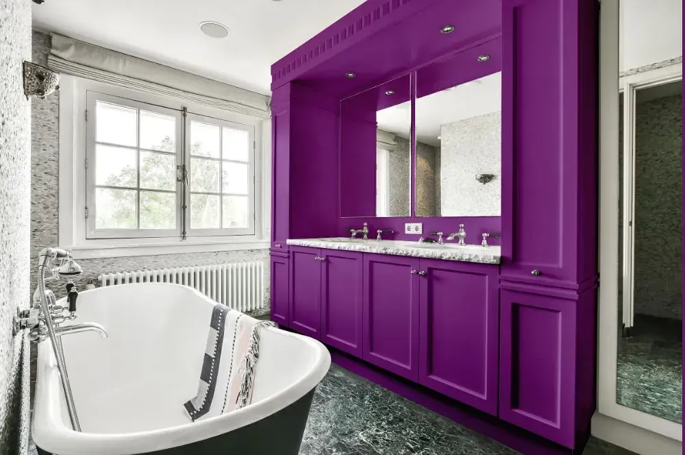 NCS S 3055-R50B victorian bathroom paint