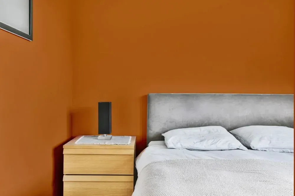 NCS S 3060-Y40R minimalist bedroom