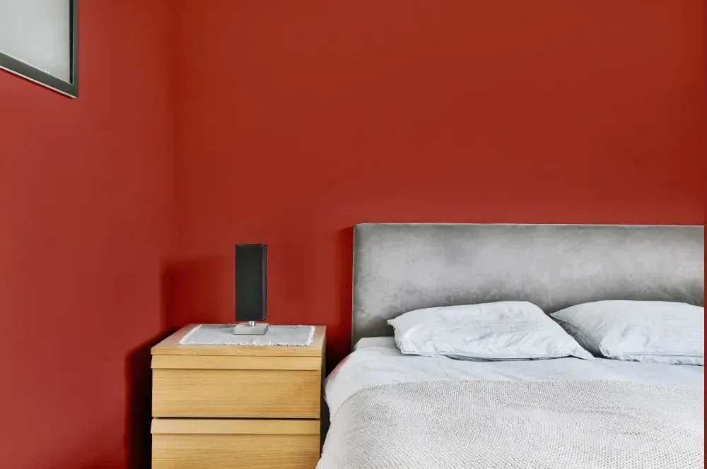 NCS S 3060-Y80R minimalist bedroom