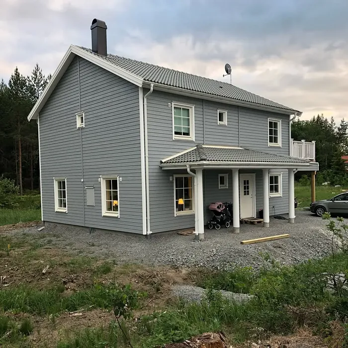 NCS S 3502-B exterior color review