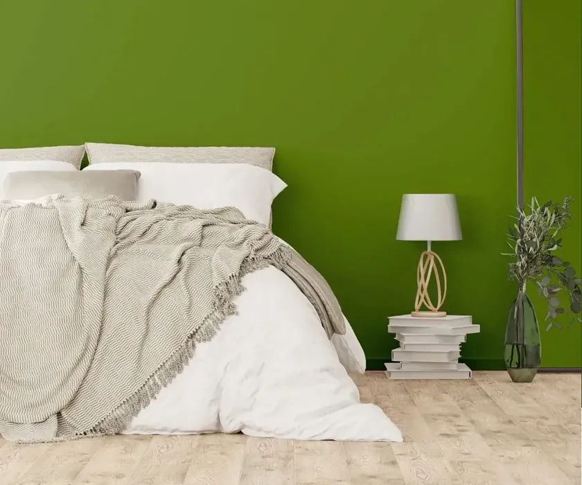 NCS S 3560-G40Y cozy bedroom wall color