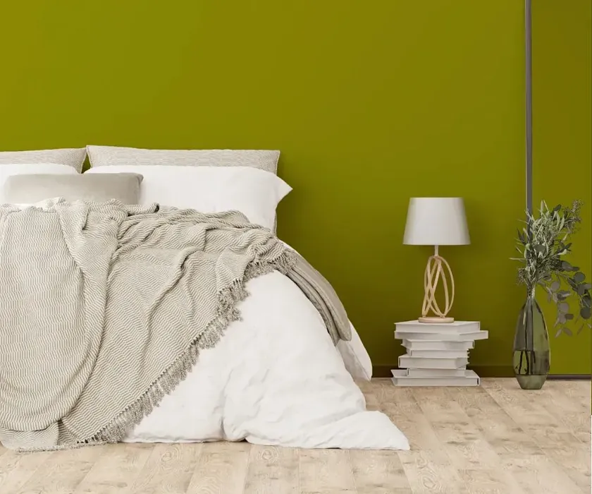 NCS S 3560-G70Y cozy bedroom wall color