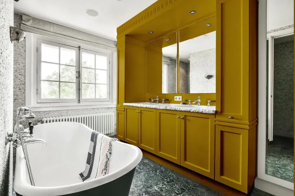 NCS S 3560-Y victorian bathroom paint