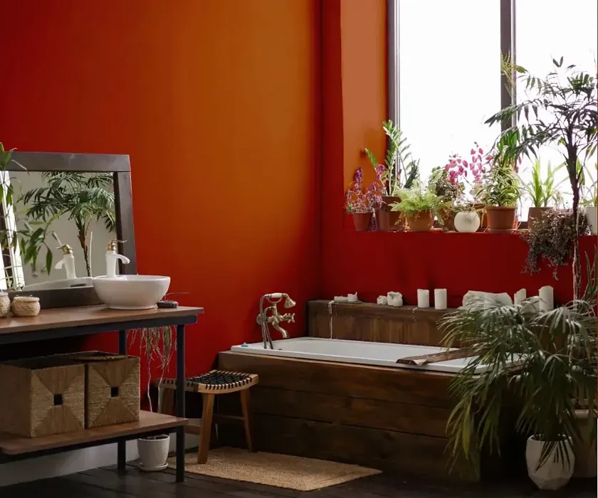 NCS S 3560-Y60R boho bathroom