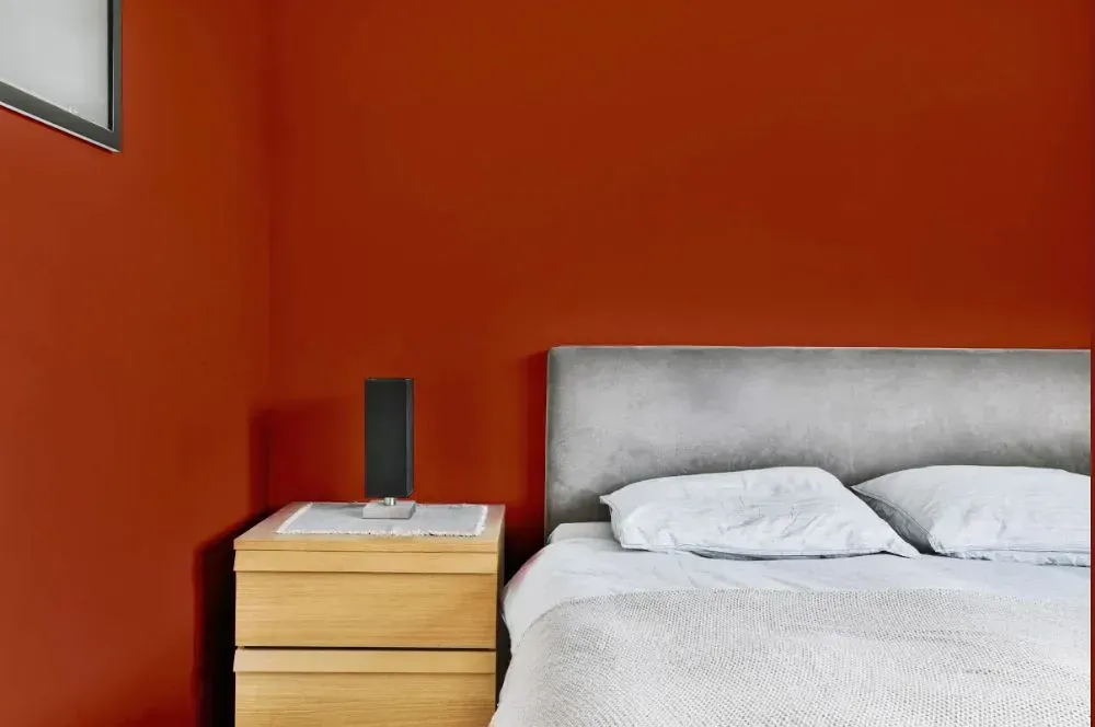 NCS S 3560-Y70R minimalist bedroom