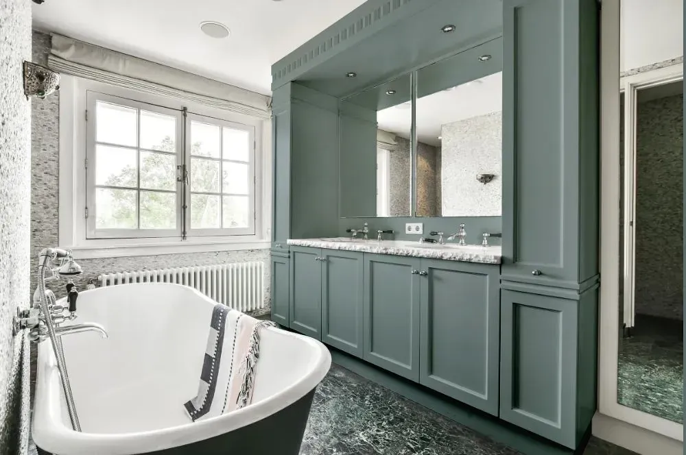 NCS S 4010-B50G victorian bathroom paint