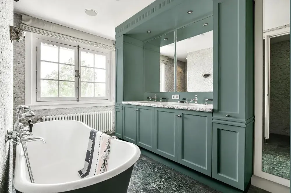 NCS S 4010-B70G victorian bathroom paint