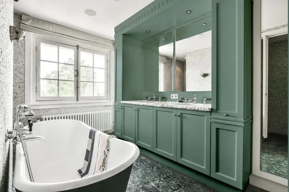 NCS S 4010-B90G victorian bathroom paint